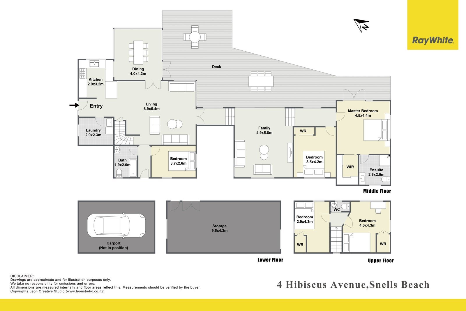 Floor plan 1 for 4 Hibiscus Avenue